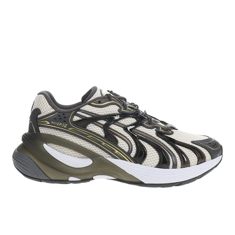 PUMA Mens Inverse Frequency Lace Up Sneakers Shoes Casual - Black, White PUMA Mens Inverse Frequency Lace Up Sneakers Shoes Casual - Black, White