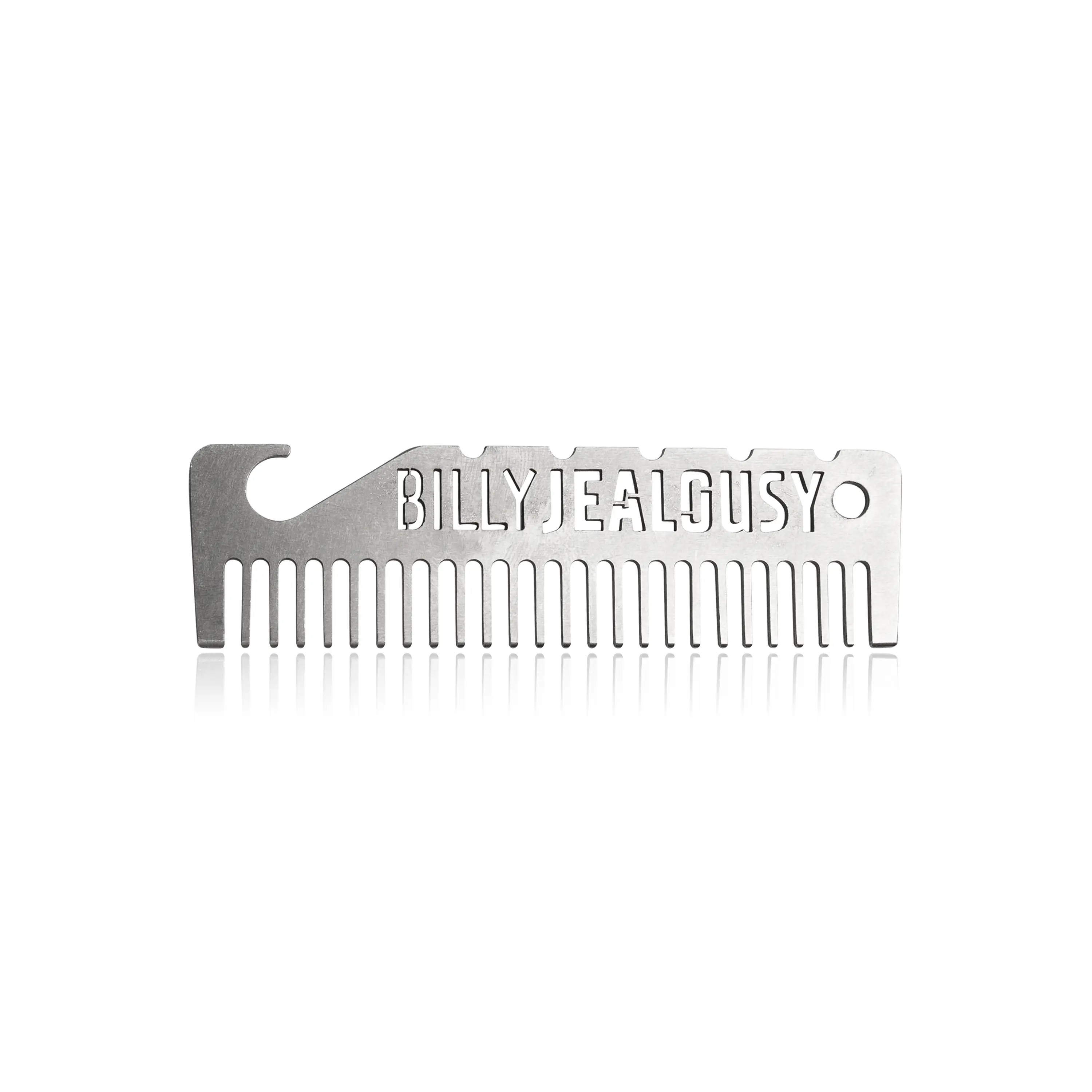 SS Laser Cut Comb 3-in-1 (Comb, Keychain, Bottle Opener)