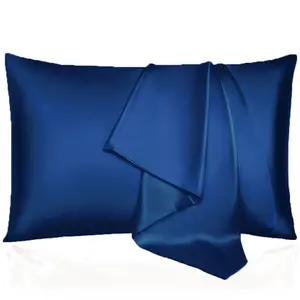 Solid Color Satin Pillowcase, Similar To Silk Pillowcase, Protects Hair And Skin, Modern Minimalist Pillowcase Without Padding, Luxurious Silk Cooling Pillowcase For Family Bedrooms And Dormitories, Bedding