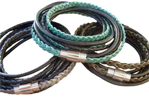 Leather Wrap Bracelet, Leather Mens Bracelet, Mens Bracelets Leather, Womens Leather Bracelet,  Womens Jewelry, Leather Gift, Gift for him,