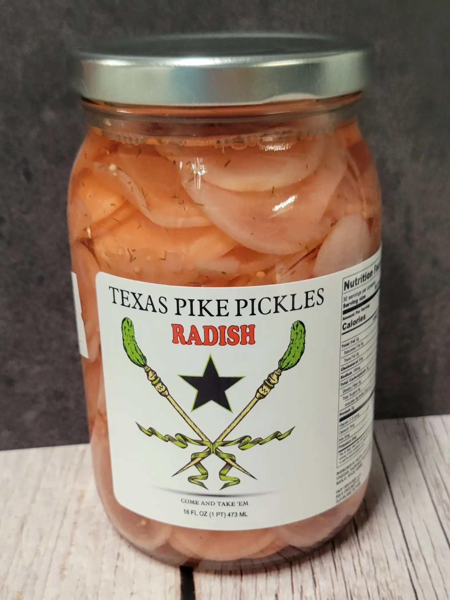 Texas Pike Pickles-Pickled Radish (1) 16oz