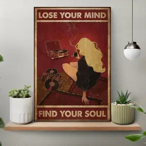 Lose Your Mind Find Your Soul Poster - Music Vintage - Retro Music Poster (No Frame)