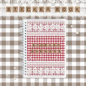 Sticker Book • Sticker Archive • Reusable Sticker Book, Sticker Storage Paper, Sticker Collection Album