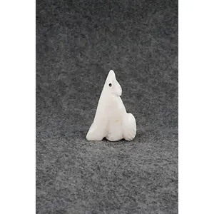 Wolf Zuni Fetish Carving - Justin Red Elk