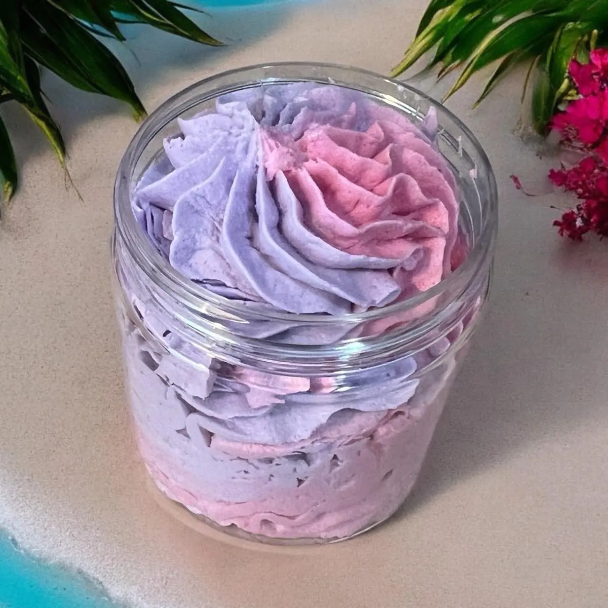 Whipped Soap with Glycerin & Kaolin Clay, Gentle Aromatic Body Cleanser with Lasting Fragrance, for Sensitive Skin, Unisex, 4oz, Acne, Moisturizer, Lavender Soap, Youth, Sudsy Cleaning, Cleansing, Smooth, Body Wash, Smelling Good, Silky