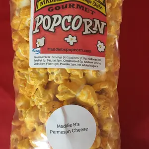 Garlic Parmesan gourmet popcorn