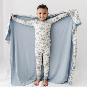 Bamboo Large Blanket Western Sky