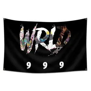 Juice Rapper 3x5Ft Flag Hip Hop Singer Tapestry for Wall Hanging Home  Living Room Outdoor  Banner  Decoration Items Decorations Supplies Decorating