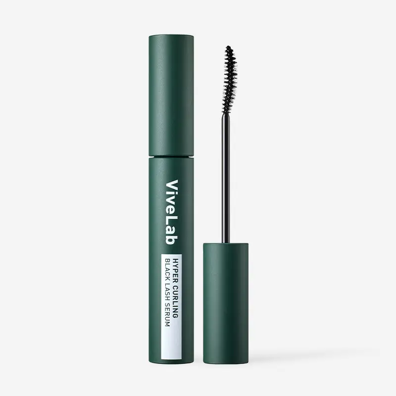 Black Tinted Eyelash Serum & Mascara Alternative for Longer, Thicker, Fuller Looking Lashes | Smudge-Proof & Vegan | Peptide with Natural Black Bean Treatment | ViveLab