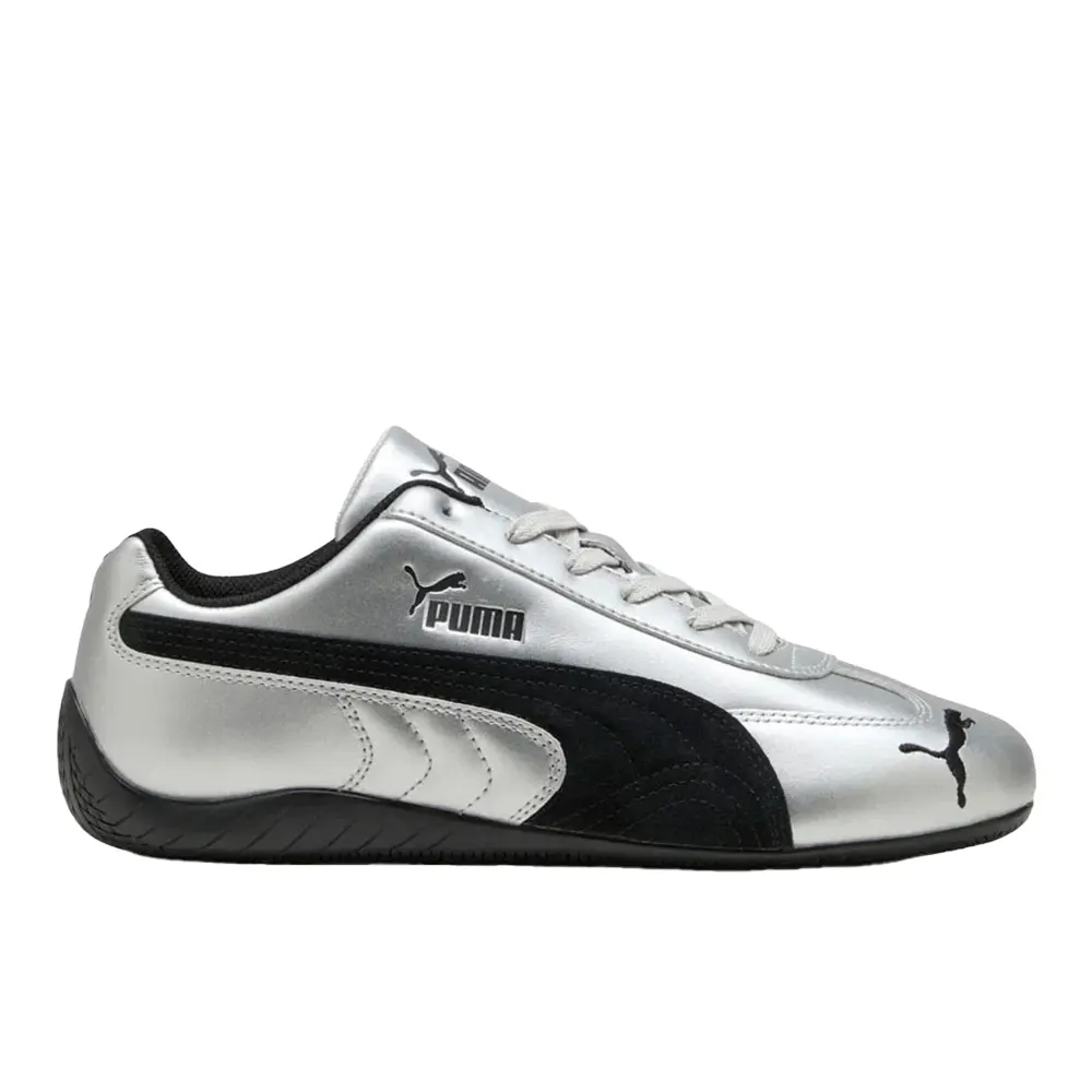 PUMA Womens Speedcat Metallic Lace Up Sneakers Shoes Casual -