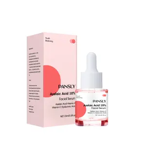 Pansly 10% Azelaic Acid Liquid Facial Serum with Niacinamide - Nourishing Skin Repair Serum, Acids-Infused, 3-Year Shelf Life, Rosacea Relief, Cystic Acne Scar & Pimple Pigmentation Reduction, Redness & Blackhead Control