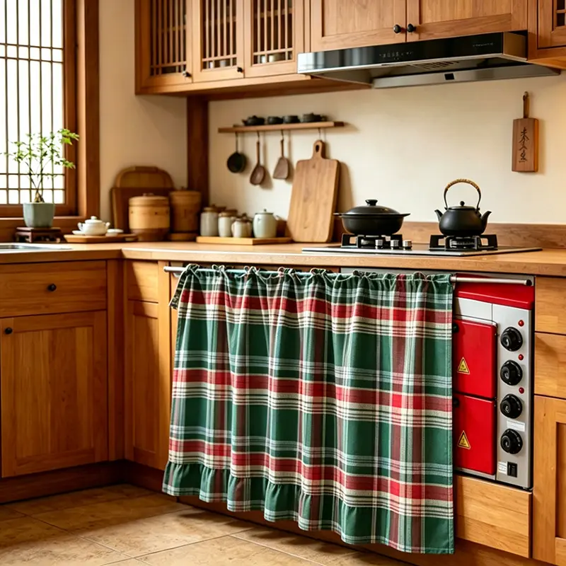 Red and green Christmas plaid
