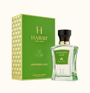 HABIBI NEW YORK Unspoken Love Extrait de Parfum (75ml) - Unisex Scented Perfume, Zesty Citrus & Pear Notes, Aromatic Jasmine, Musk & Sandalwood Aromatic Fragrance, Captivating Scent Single Item