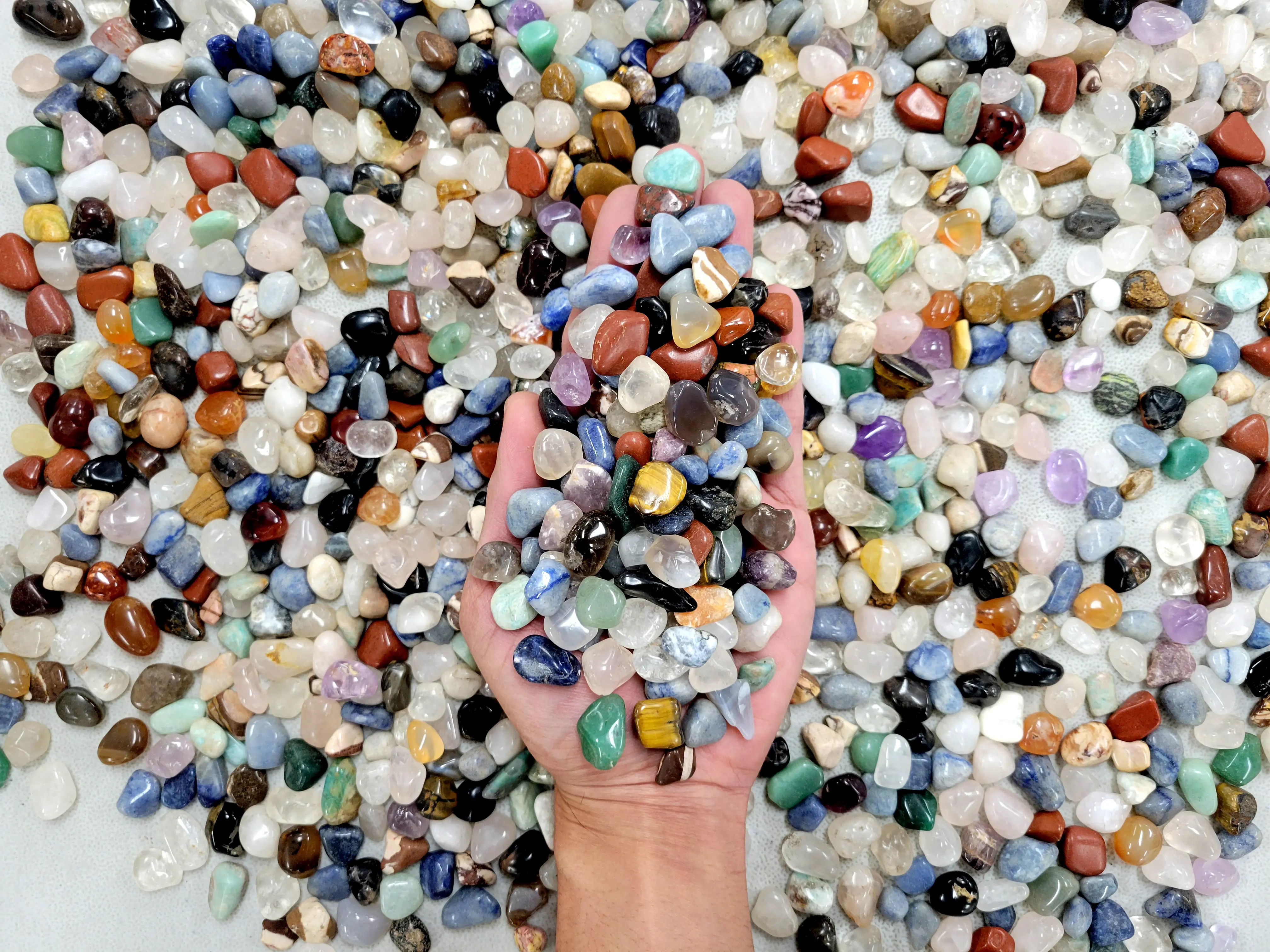 Mini Tumbled Gemstones Mix from Brazil Assorted Mix