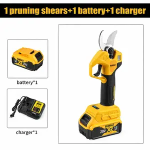 DEWALT 20V Brushless Electric Pruning Shears Compatible with DeWalt Battery | 40mm Heavy Duty Cordless Tree Trimmer for Garden & Orchard