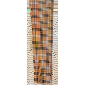 silk 2018 plaid Christopher Bailey rainbow check scarf