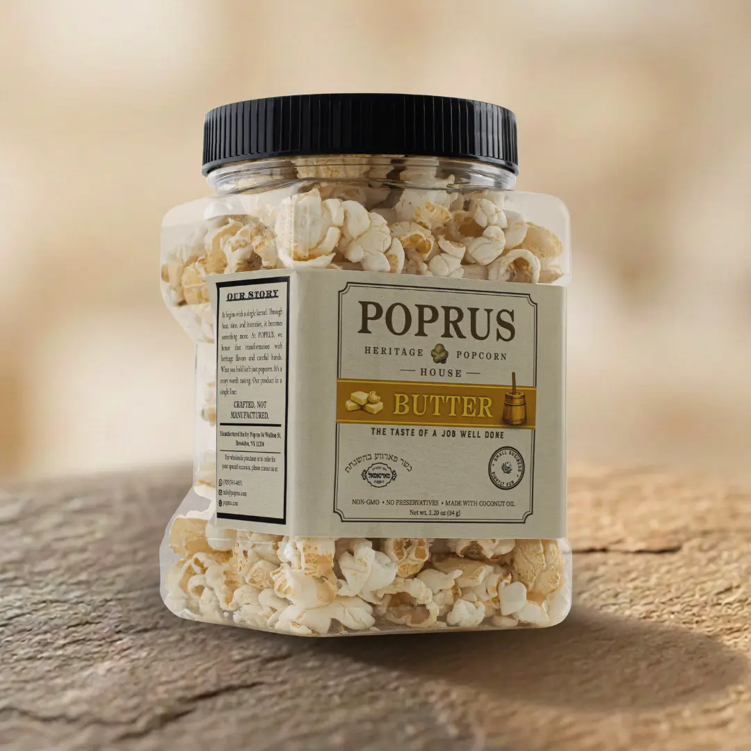 Poprus - Butter Flavored Popcorn