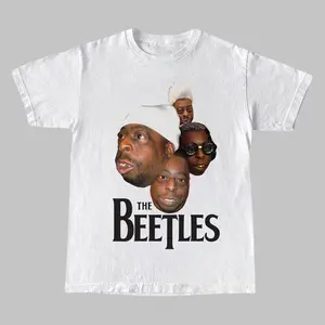 Beetlejuice Wide Smile Funny Meme Graphic White T-Shirt, Meme Cringe Funny Dumb Shirts, Men's Vintage Casual Trend Shirt Gift For Fans, Gift For Men, Gift For Women