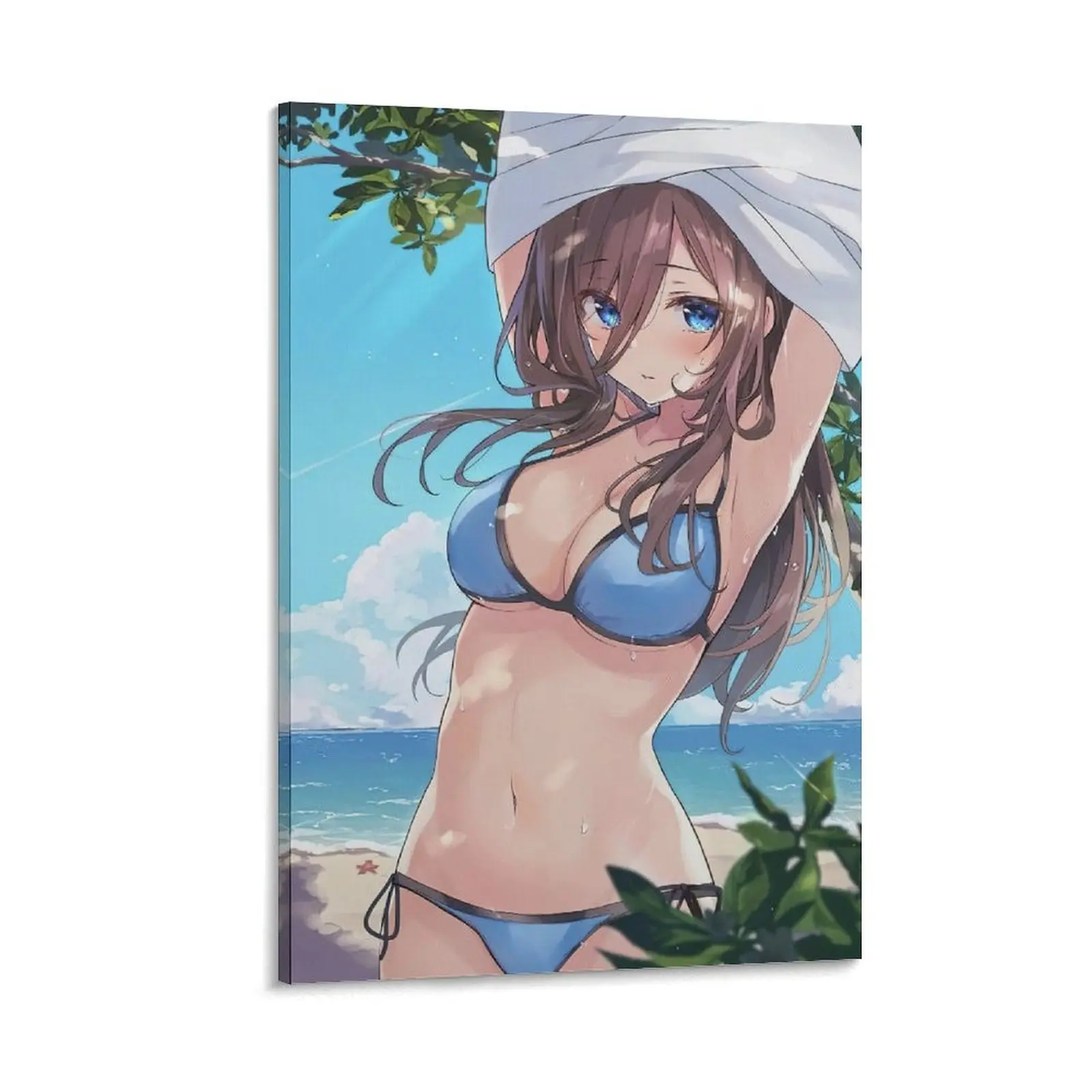 Quintessentials Quintuplets Miku Poster. Bedroom Wall Art. Canvas Posters. Anime Cover Art. Decor for Walls. Poster Canvas Wall Art For Bedroom Decor Bar Office Room Decor Gift