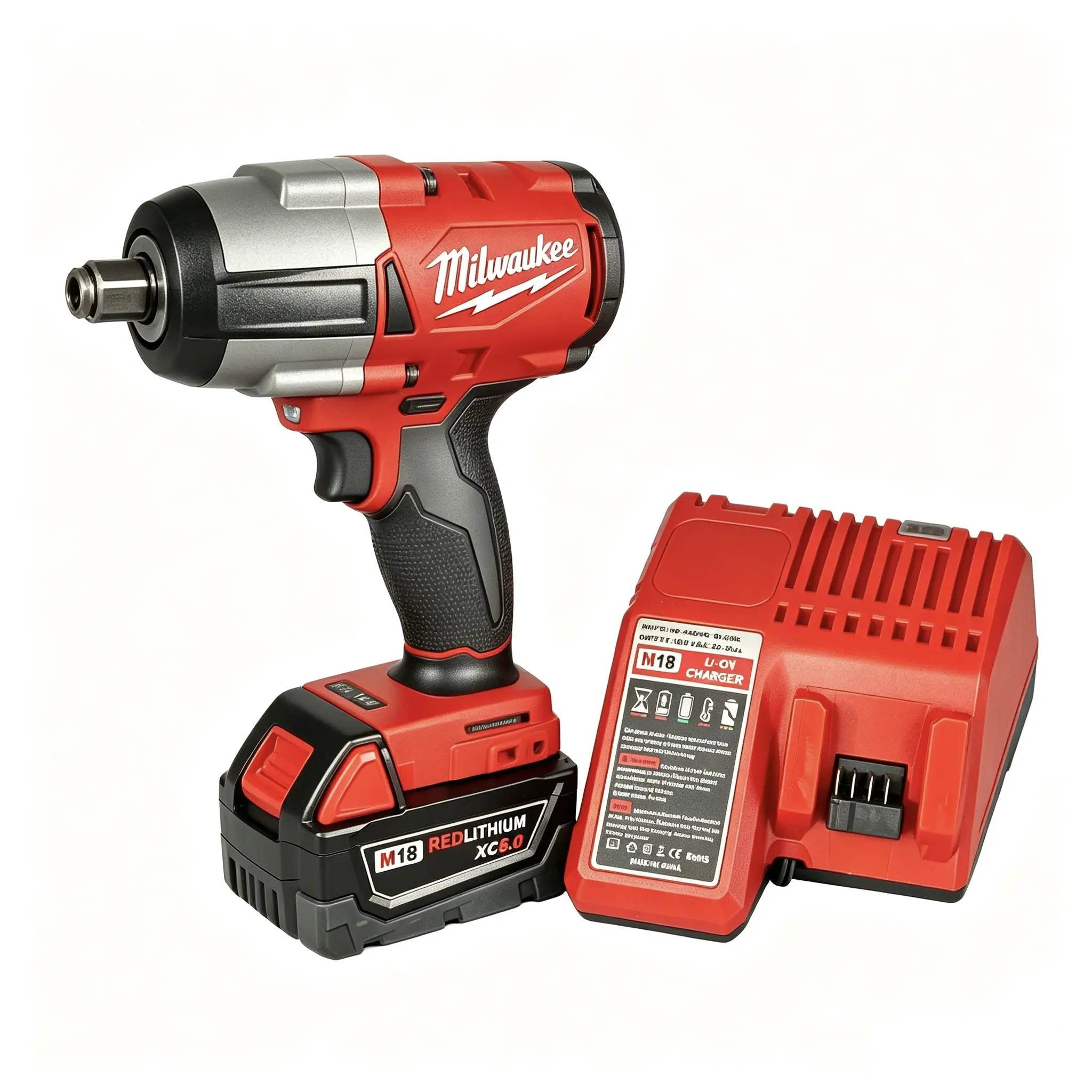 Milwaukee 1/2 in Brushless Cordless High Torque Impact Wrench - 1000N, Cordless Convenience, Garage Repairs Tool for Tire Changes, Heavy Fasteners, Car Lug Nuts, Versatile Use