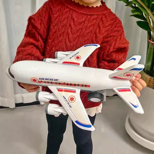 Large Airbus Toy Plane, Inertia Powered Model, Realistic Design, Perfect Gift for Boys & Girls, Birthday or New Year Present