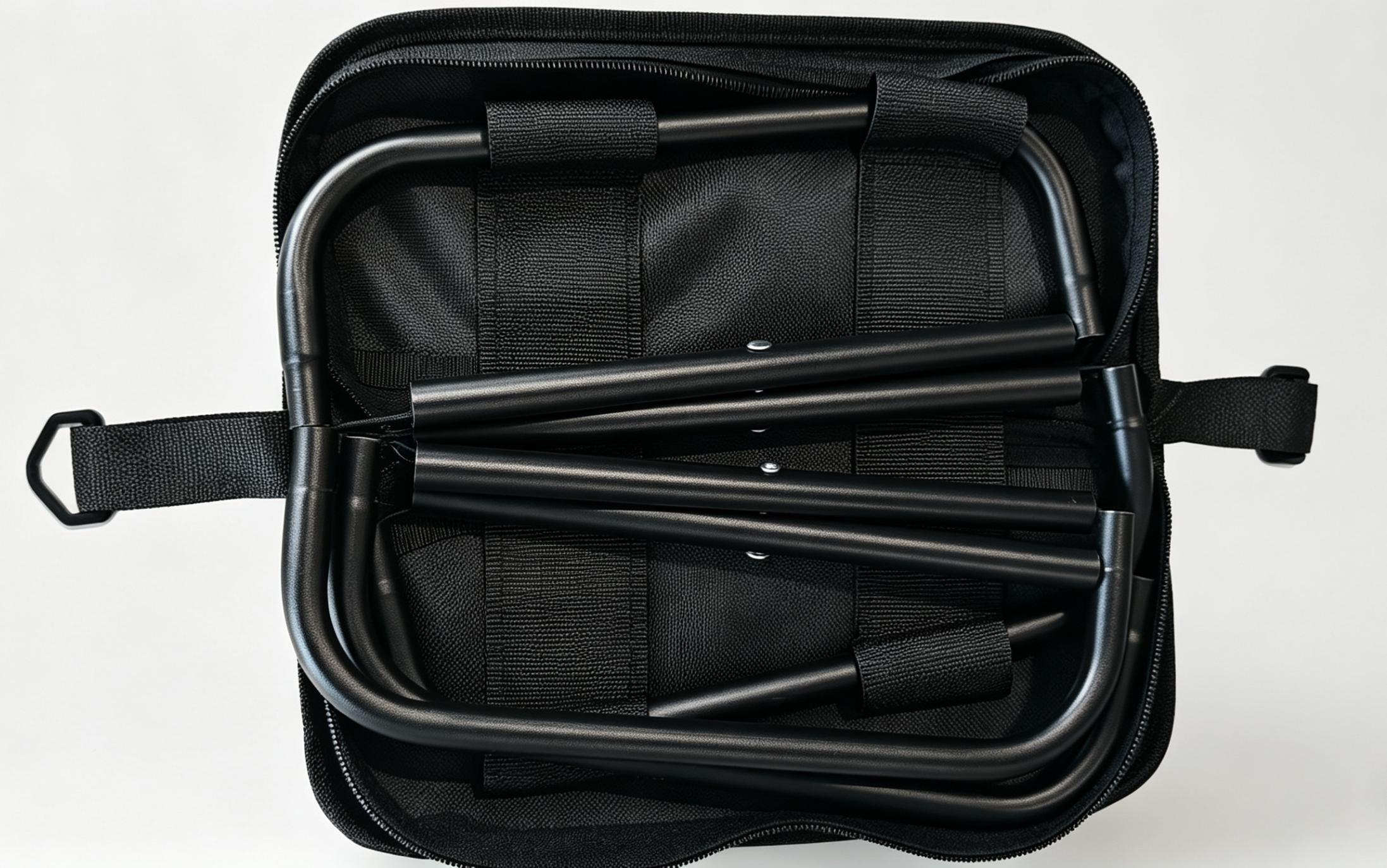 Portable Folding Stool Outdoor Camping Seat Lightweight Foldable Chair for Travel Hiking Fishing Picnic Beach Backpacking Heavy Duty Compact Pocket Stool for Adults