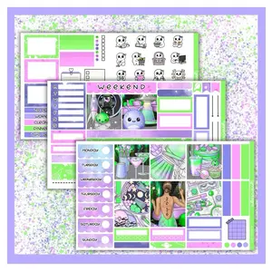 Hobonichi Cousin Weekly Sticker Kit - Intergalactic - Planner Stickers