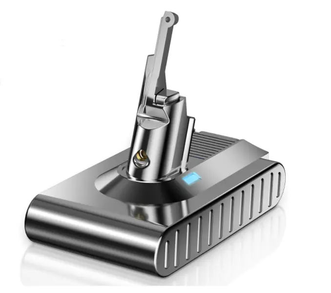 21.6V 6400mAh Li-ion Replacement Battery for Dyson V8 Series, Plug-and-Play Tool-Free Snap-In Installation, Intelligent BMS, Long Run Time, 0 Memory Effect, Fully Compatible with Absolute, Animal, Fluffy, Motorhead Cordless Vacuums