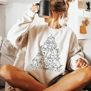 Y2k Vintage Manatee Xmas Sweater, Sea Cow Crewneck, Gift For Mom, Christmas Manatee Pullover Funny Xmas Light Gift For Her 48