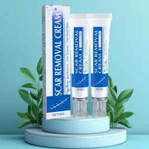 2 Pack Scar Removal Cream,Silicone Scar Gel,Scar Cream,Scar Silicone Gel,Scar Gel,Scar Cream for Surgical Scars and Keloid Bump（30g）