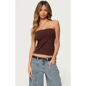 Edikted Women's Built in Bra Tube Top