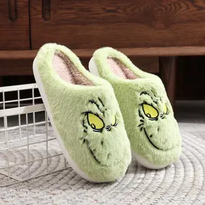 Plush Slippers - The grumpy little cutie is on your feet! Soft, warm, non-slip, perfect Christmas home shoes