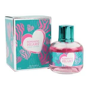 Romantic Heart Pour Femme Eau de Parfum Natural Spray Perfume for Women 100ml/3.4 fl.oz.