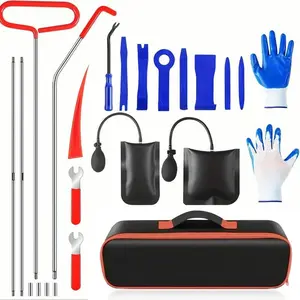 Car Repair Tool Kit Portable Automotive Tool Set With Carrying Bag For Cars & Trucks Professional Emergency Car Tools Door Dent Repair Tool Vehicle