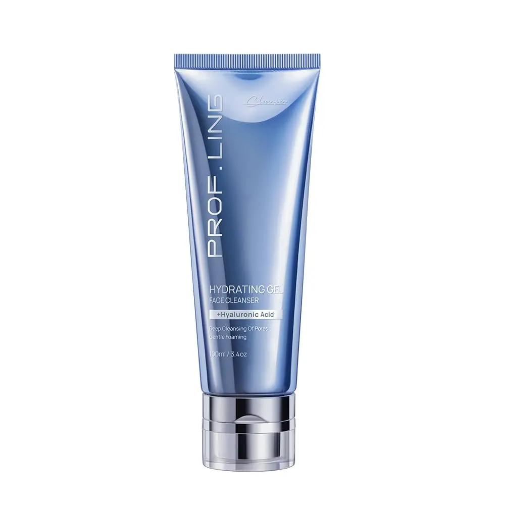 Hydrating Gel Face Cleanser with Amino Acids & Hyaluronic Acid - Gentle Daily Cleanser for Sensitive Skin, Removes Makeup & Excess Oil Without Dryness or Tightness Moisturizing Hydrate