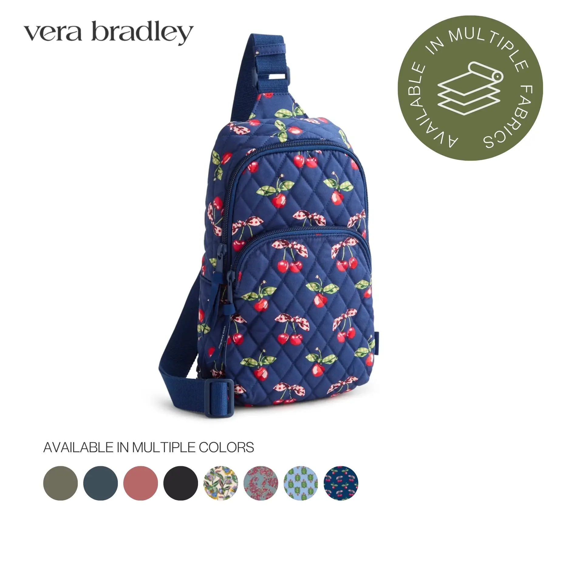 Vera Bradley Lorman Sling Backpack | Compact Crossbody Sling Bag with Adjustable Strap | Multiple Fabrics, Colors & Prints Vera Bradley Lorman Sling Backpack | Compact Crossbody Sling Bag with Adjustable Strap | Multiple Fabrics, Colors & Prints