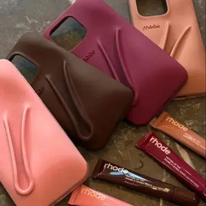 Rhode Reptide Lip-Tint Silicon Phone Case For iPhone 17 Pro Max 16 15 14 13 12 S