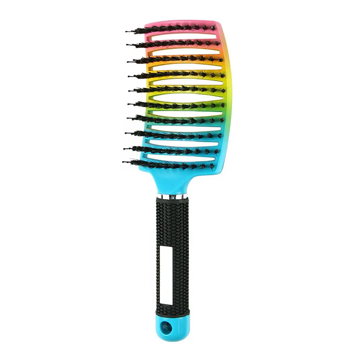 Professional Comb Curved Ventilation Brush for Men and Women, Heatless Paddle Smoothing Brush for Quick Blow Drying Of Wet Hair for Fluffy Styling, Ha