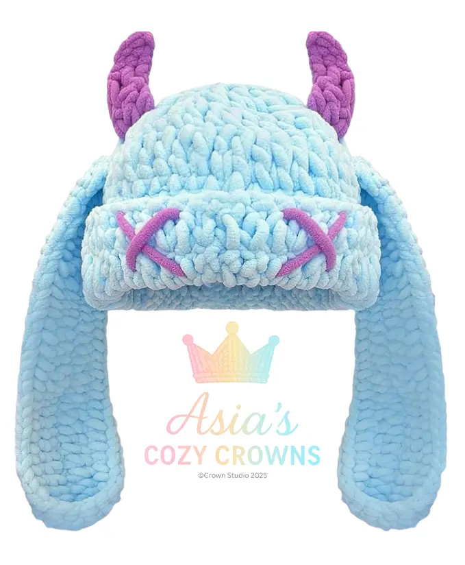 Cozy Monster Bunny Beanie