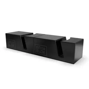 Brim Blox Modular Hat Display - 2 Pack with Magnetic Ends for Customizable Storage & Showcase