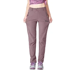 TBMPOY Women's Outdoor Pants Lightweight Water Resistant Hiking Trousers