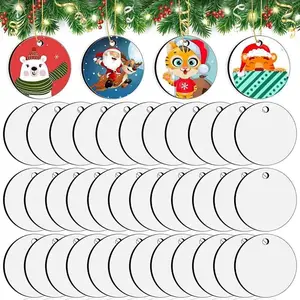 35 Pieces Sublimation Ornament Blanks