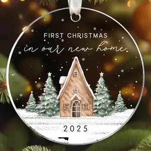House Warming Gifts New Home - New Home Ornament 2025 - Housewarming Gifts for First House