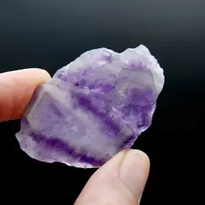 2in Chevron Amethyst Quartz Crystal Slice, Zambia 15