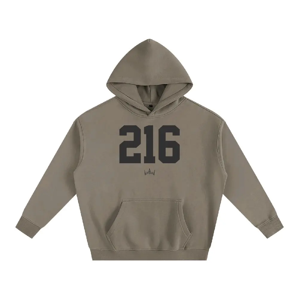 Heir 216 Hoodie - Unisex Hoodie with Graphic Number "216"