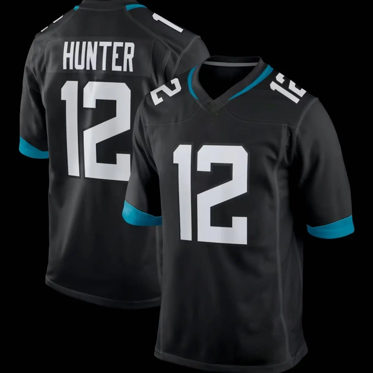Unisex Football inspired by Hunter 12 Jacksonville Prowler Throwback Player Game Jersey - Teal