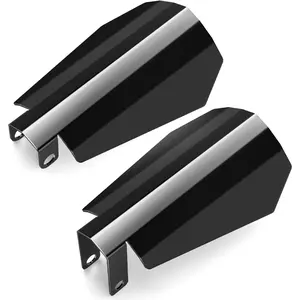 Gloss Black Coffin Cut Handguards For Harley Sportster,Touring,Street Glide,Road King,Electra Glide 2007-2023 (Cable Clutch Style-Large)