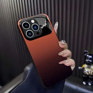 Aesthetic Gradient Phone Case for【iPhone 13 Pro Max】, Anti-Scratch Hard Cover with Full Camera Protection 666