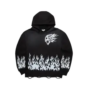 Bubble Black Graphic Hoodie