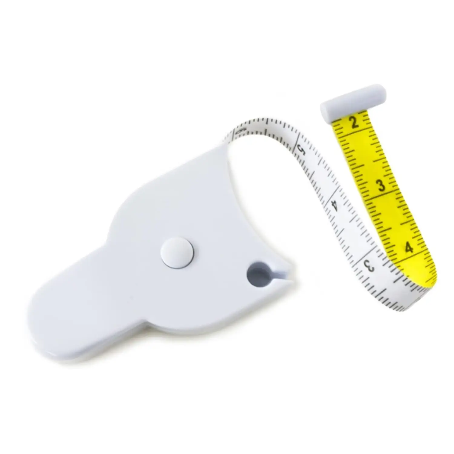 Perfect Body Tape Measure - 80 Inch Automatic Telescopic Tape Measure - Retractable Measuring Tape for Body: Waist, Hip, Bust, Arms, and More (White -